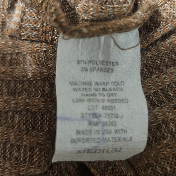 Olivia Rae Brown Ribbed Tank Top - Picture 5 of 5